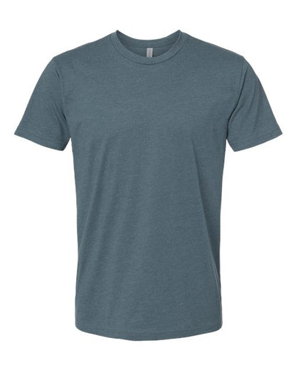 Next Level Unisex CVC Tee - Heather Slate Blue Front