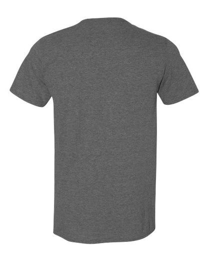 Unisex Softstyle® T-Shirt - Heather Dark Grey Back