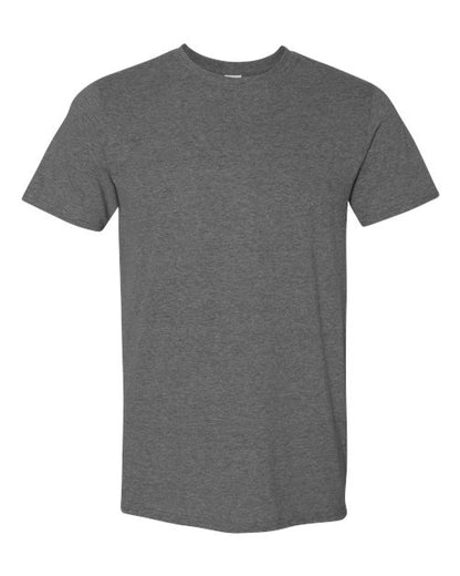 Unisex Softstyle® T-Shirt - Heather Dark Grey Front