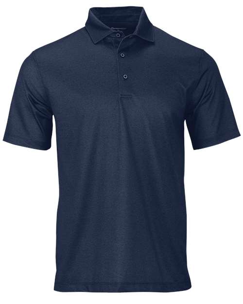 Paragon Men's Derby Sublimated Heathered Polo - Navy Heather Front