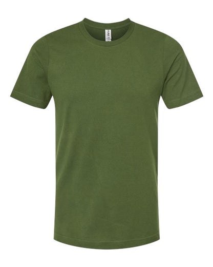 Tultex Combed Cotton T-Shirt - Olive Green Front