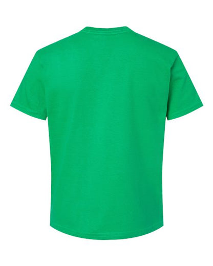 Youth Softstyle® Midweight T-Shirt - Irish Green Back