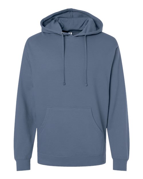 Independent Trading Co. Unisex Midweight Hooded Sweatshirt - Storm Blue Front