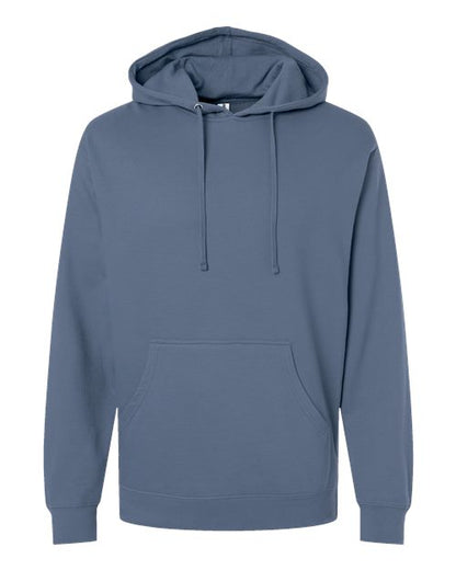 Independent Trading Co. Unisex Midweight Hooded Sweatshirt - Storm Blue Front