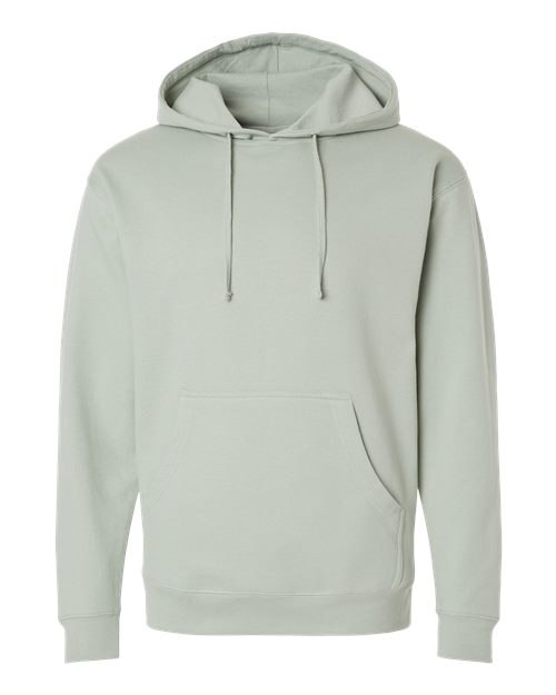 Independent Trading Co. Unisex Midweight Hooded Sweatshirt - Dusty Sage Front