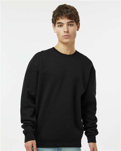 Independent Trading Co. Unisex Heavyweight Crewneck Sweatshirt - Model Front