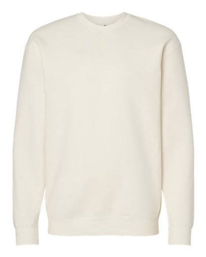 Independent Trading Co. Unisex Heavyweight Crewneck Sweatshirt - Bone Front