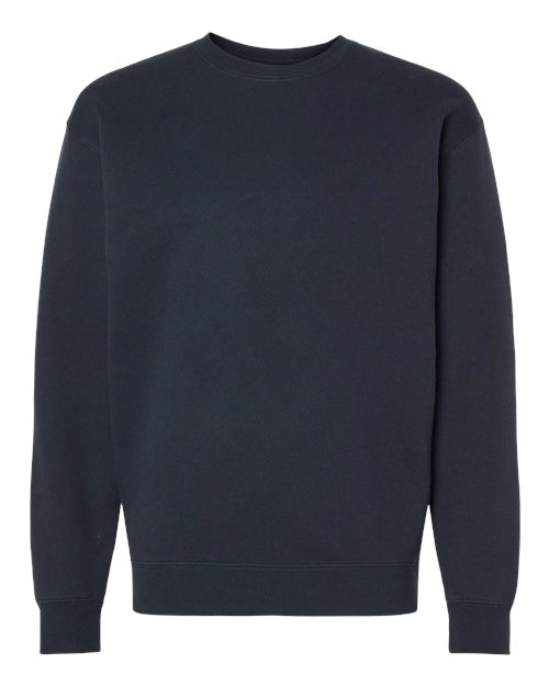 Independent Trading Co. Unisex Heavyweight Crewneck Sweatshirt - Navy Front