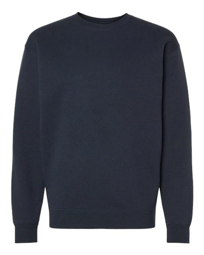 Independent Trading Co. Unisex Heavyweight Crewneck Sweatshirt - Navy Front