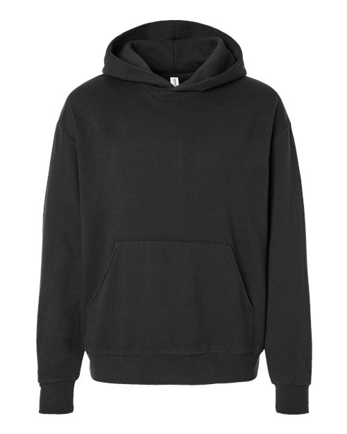 Independent Trading Co. Unisex Avenue Midweight Hooded Sweatshirt - Black Front