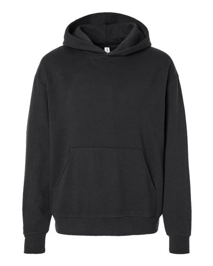 Independent Trading Co. Unisex Avenue Midweight Hooded Sweatshirt - Black Front