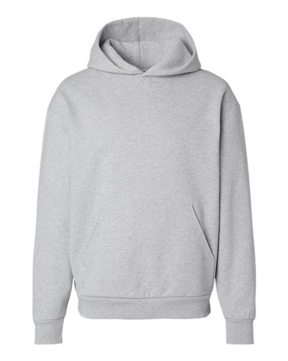 Independent Trading Co. Unisex Mainstreet Heavyweight Hooded Sweatshirt - Grey Heather Front