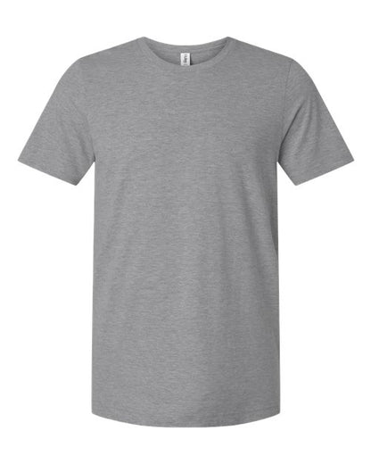 Tultex Unisex Combed CVC T-Shirt - Heather Grey Front