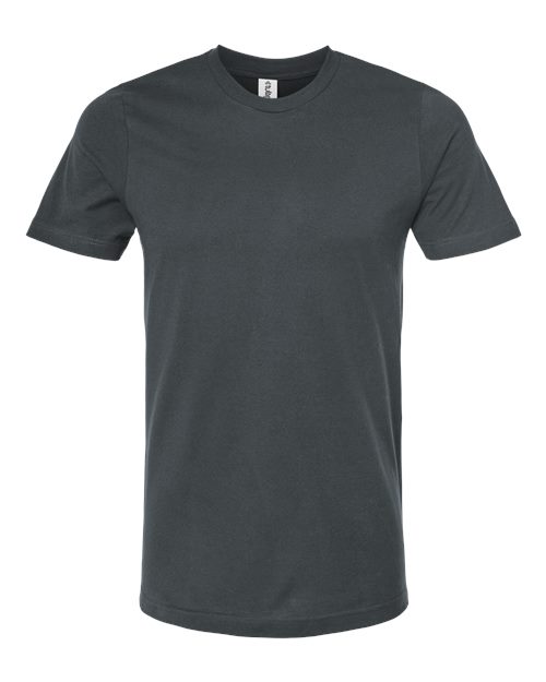 Tultex Combed Cotton T-Shirt - Dark Grey Front