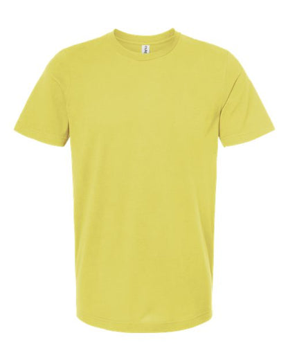 Tultex Combed Cotton T-Shirt - Yellow Front