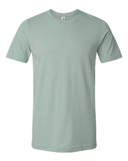 Tultex Unisex Combed CVC T-Shirt - Heather Light Sage Front