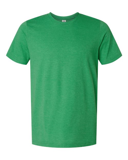 Tultex Unisex Combed CVC T-Shirt - Heather Kelly Front