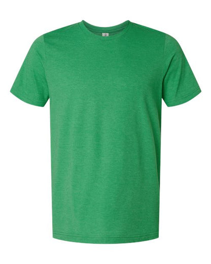 Tultex Unisex Combed CVC T-Shirt - Heather Kelly Front