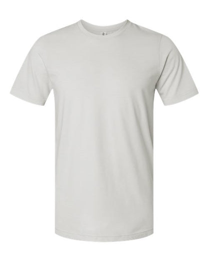 Tultex Unisex Combed CVC T-Shirt - Heather Light Silver Front