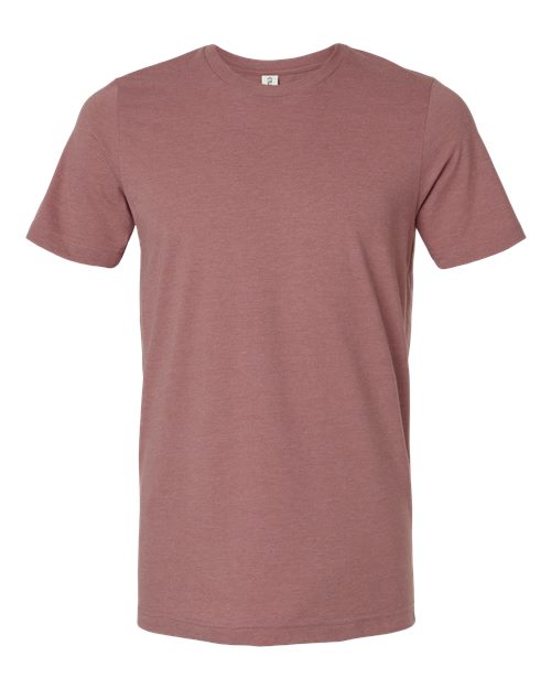 Tultex Unisex Combed CVC T-Shirt - Heather Mauve Front