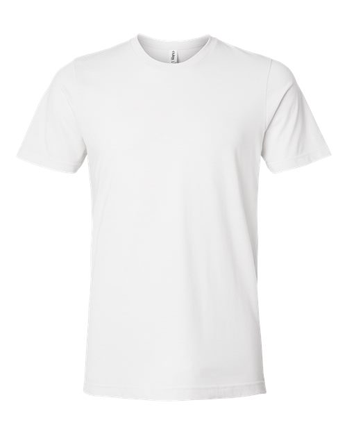 Tultex Unisex Combed CVC T-Shirt - Solid White Front
