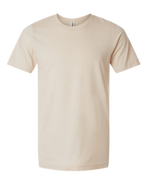 Tultex Unisex Combed CVC T-Shirt - Heather Cream Front