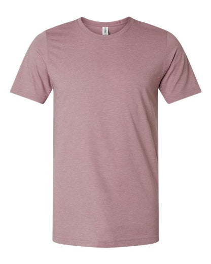Tultex Unisex Combed CVC T-Shirt - Heather Orchid Front