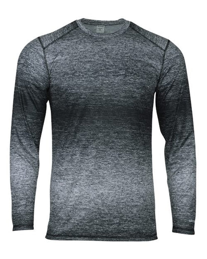 Paragon Men's Mirage Performance Long Sleeve T-Shirt - Black Front