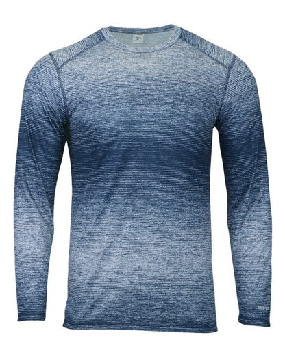 Paragon Men's Mirage Performance Long Sleeve T-Shirt - Navy Front