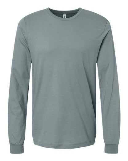 BELLA + CANVAS Unisex Jersey Long Sleeve Tee - Blue Storm Front
