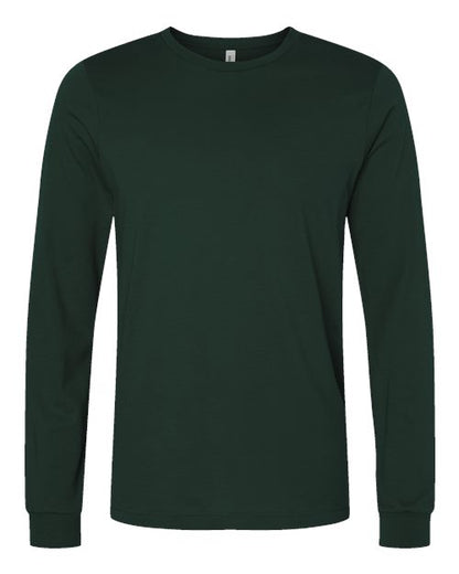BELLA + CANVAS Unisex Jersey Long Sleeve Tee - Forest Front