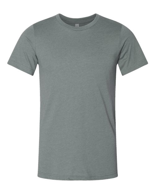 BELLA + CANVAS CVC Jersey Tee - Heather Blue Storm Front