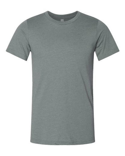 BELLA + CANVAS CVC Jersey Tee - Heather Blue Storm Front