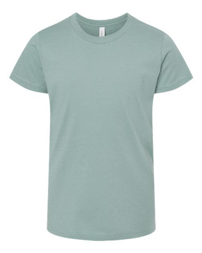 BELLA + CANVAS Youth Jersey Tee - Dusty Blue Front