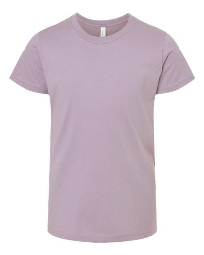 BELLA + CANVAS Youth Jersey Tee - Light Violet Front