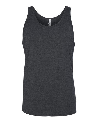 BELLA + CANVAS Unisex Heather CVC Tank - Dark Grey Heather Front