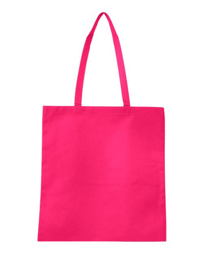 Q-Tees Non-Woven Tote Bag - Hot Pink Front