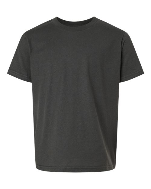 Tultex Youth Fine Jersey T-Shirt - Charcoal Front