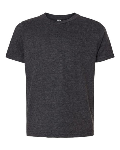 Tultex Youth Fine Jersey T-Shirt - Heather Graphite Front