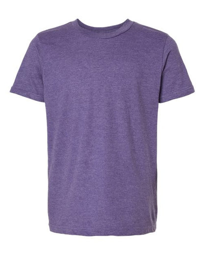 Tultex Youth Fine Jersey T-Shirt - Heather Purple Front
