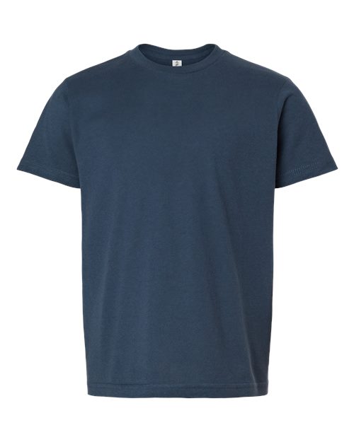 Tultex Youth Fine Jersey T-Shirt - Indigo Front