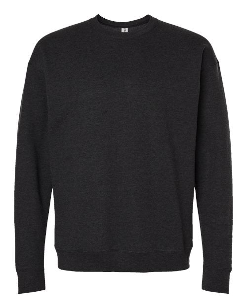 Tultex Unisex Fleece Crewneck Sweatshirt - Heather Graphite Front