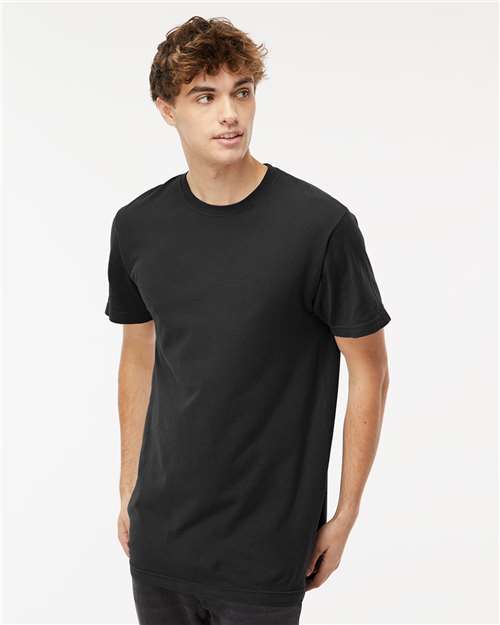 M&O Unisex Vintage Garment-Dyed T-Shirt - Model Front