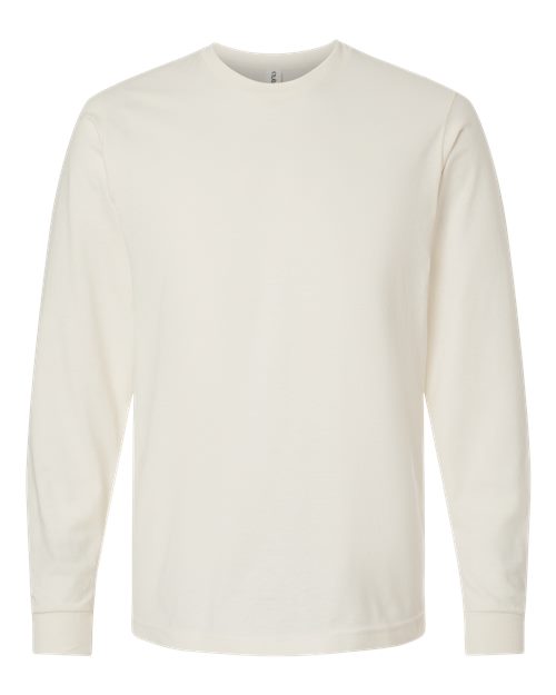 Tultex Unisex Fine Jersey Long Sleeve T-Shirt - Natural Front
