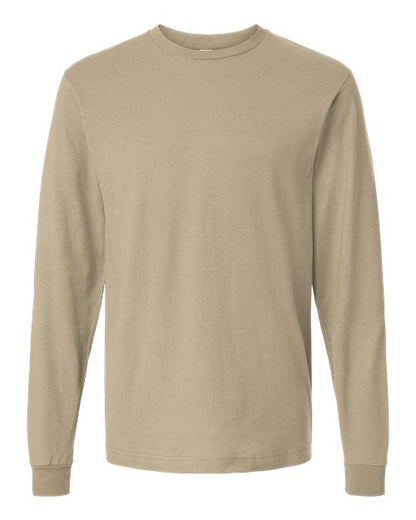 Tultex Unisex Fine Jersey Long Sleeve T-Shirt - Sand Front