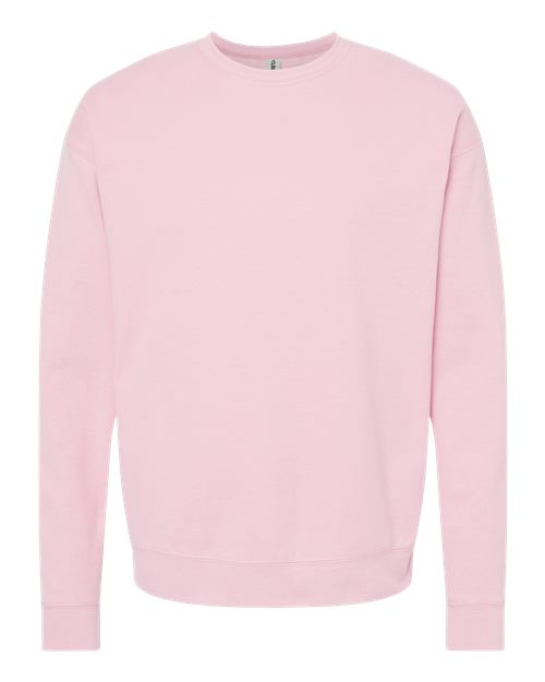 Tultex Unisex Fleece Crewneck Sweatshirt - Light Pink Front