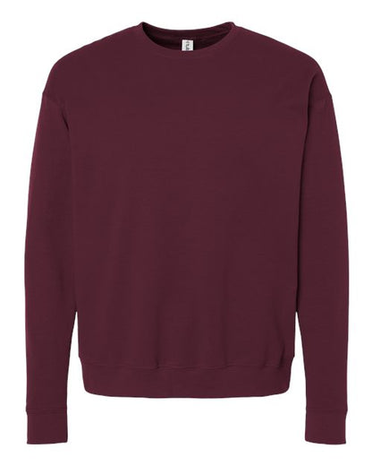 Tultex Unisex Fleece Crewneck Sweatshirt - Maroon Front