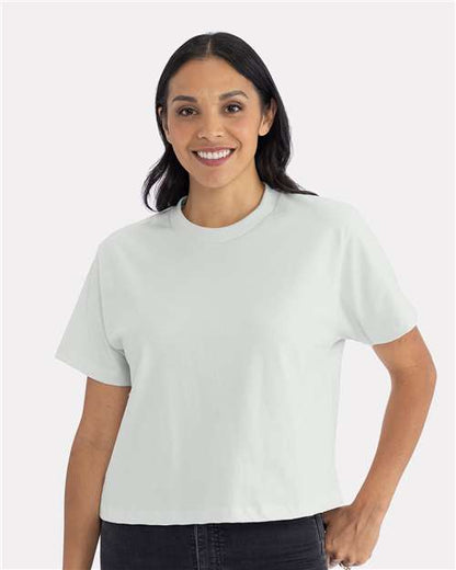 Next Level Women's Heavyweight Boxy Tee - Model Front