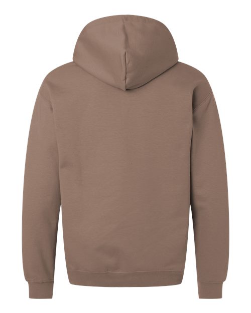 Unisex Softstyle® Midweight Hooded Sweatshirt - Brown Savana Back