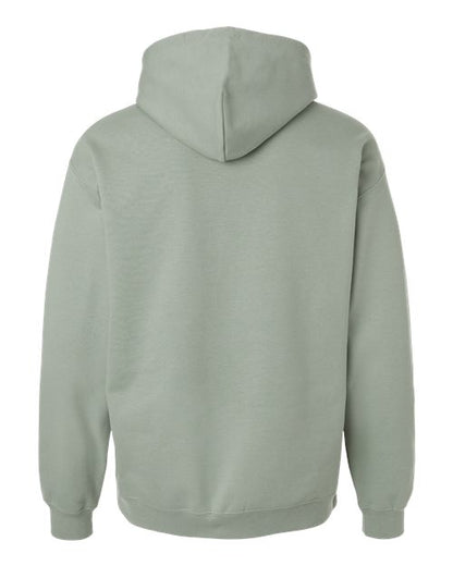 Unisex Softstyle® Midweight Hooded Sweatshirt - Sage Back